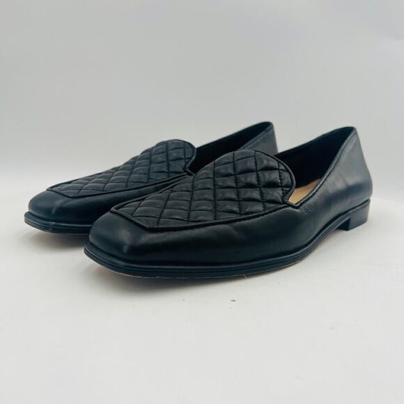 Vince Camuto Regintia Diamond Quilted Loafer Black Shoe Size 6 - Picture 3 of 14